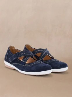 Babies cuir brides croisées