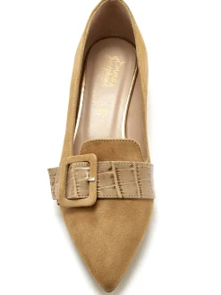 Ballerines à boucle fantaisie