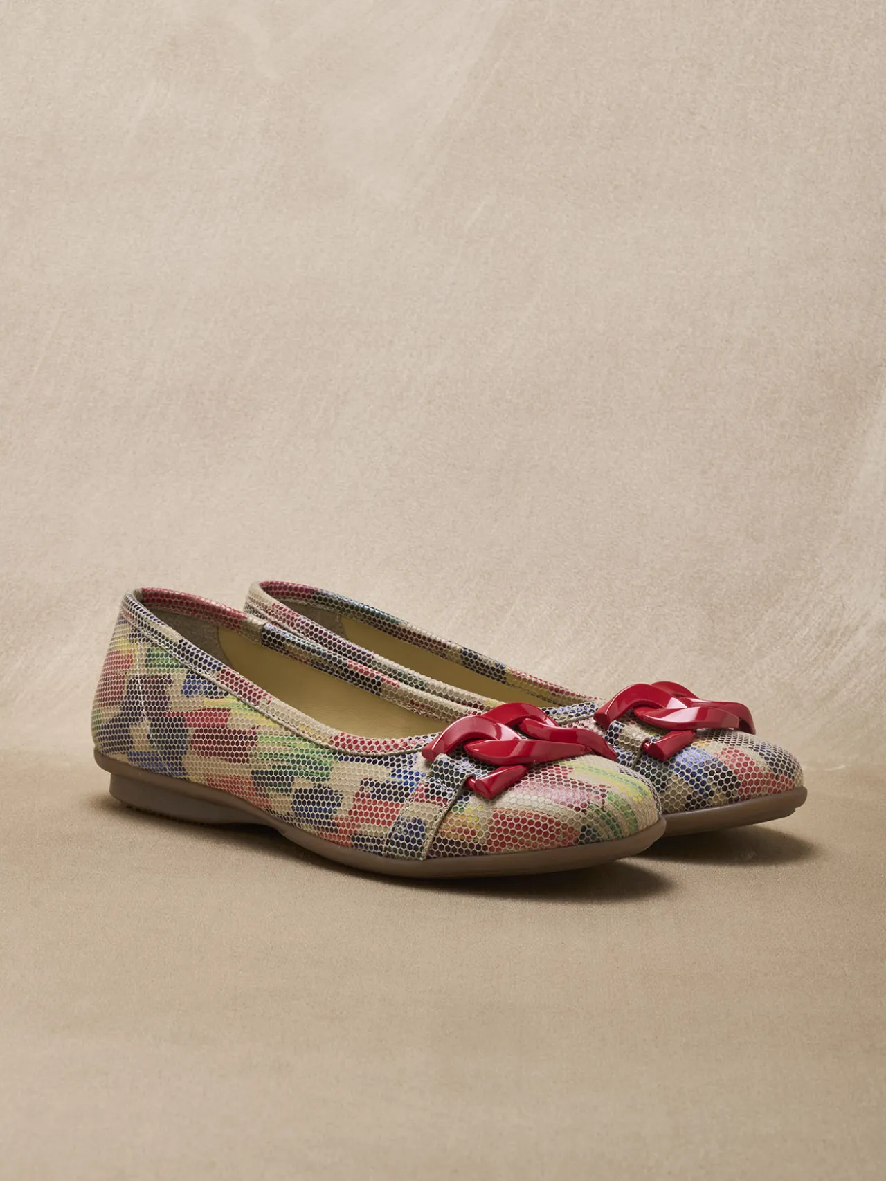 Ballerines à chaînette fantaisie