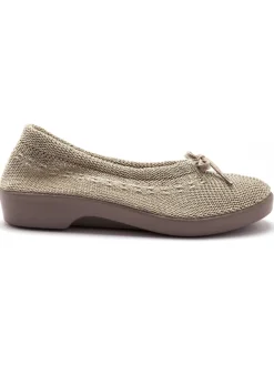 Ballerines au dessus tricoté femme