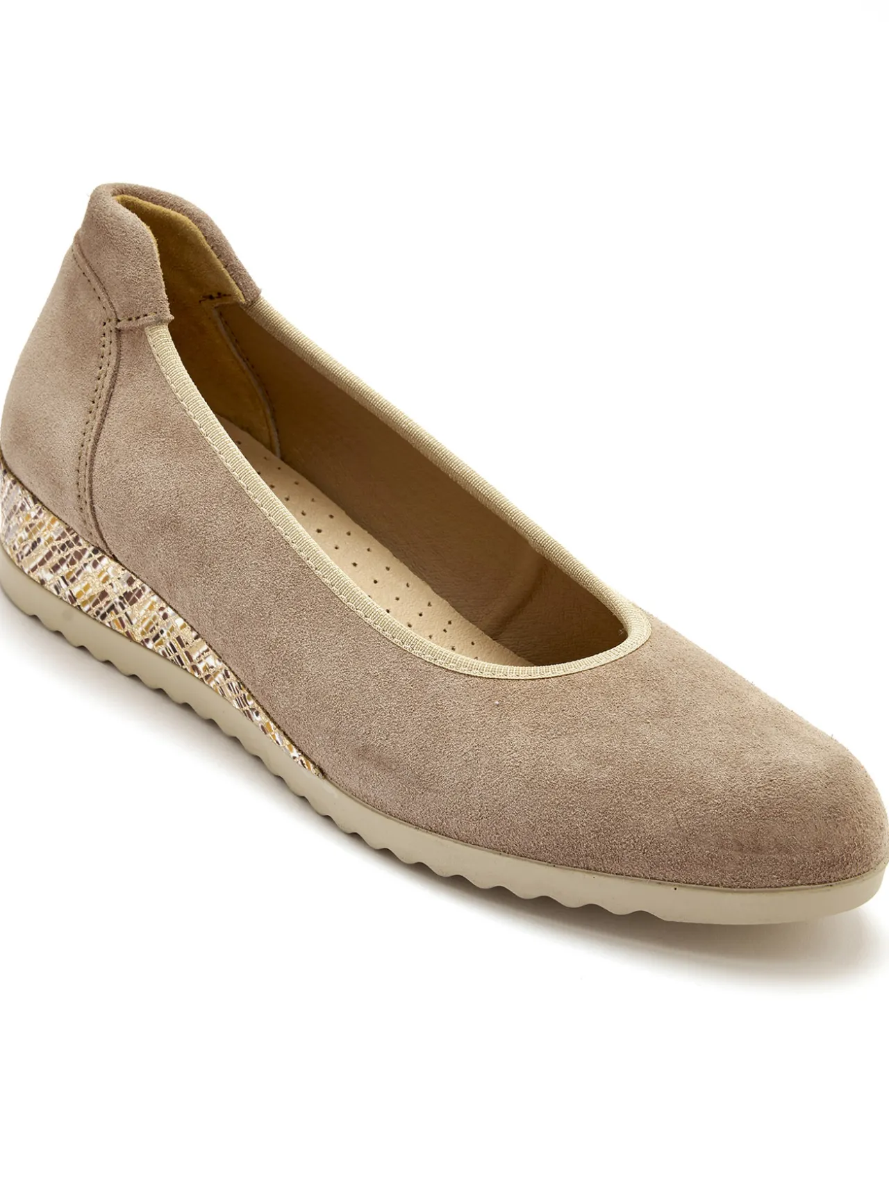 Ballerines compensées semelle amovible