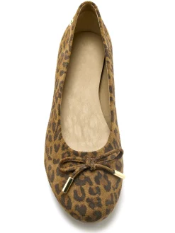 Ballerines cuir velours