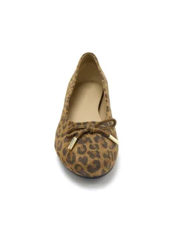 Ballerines cuir velours