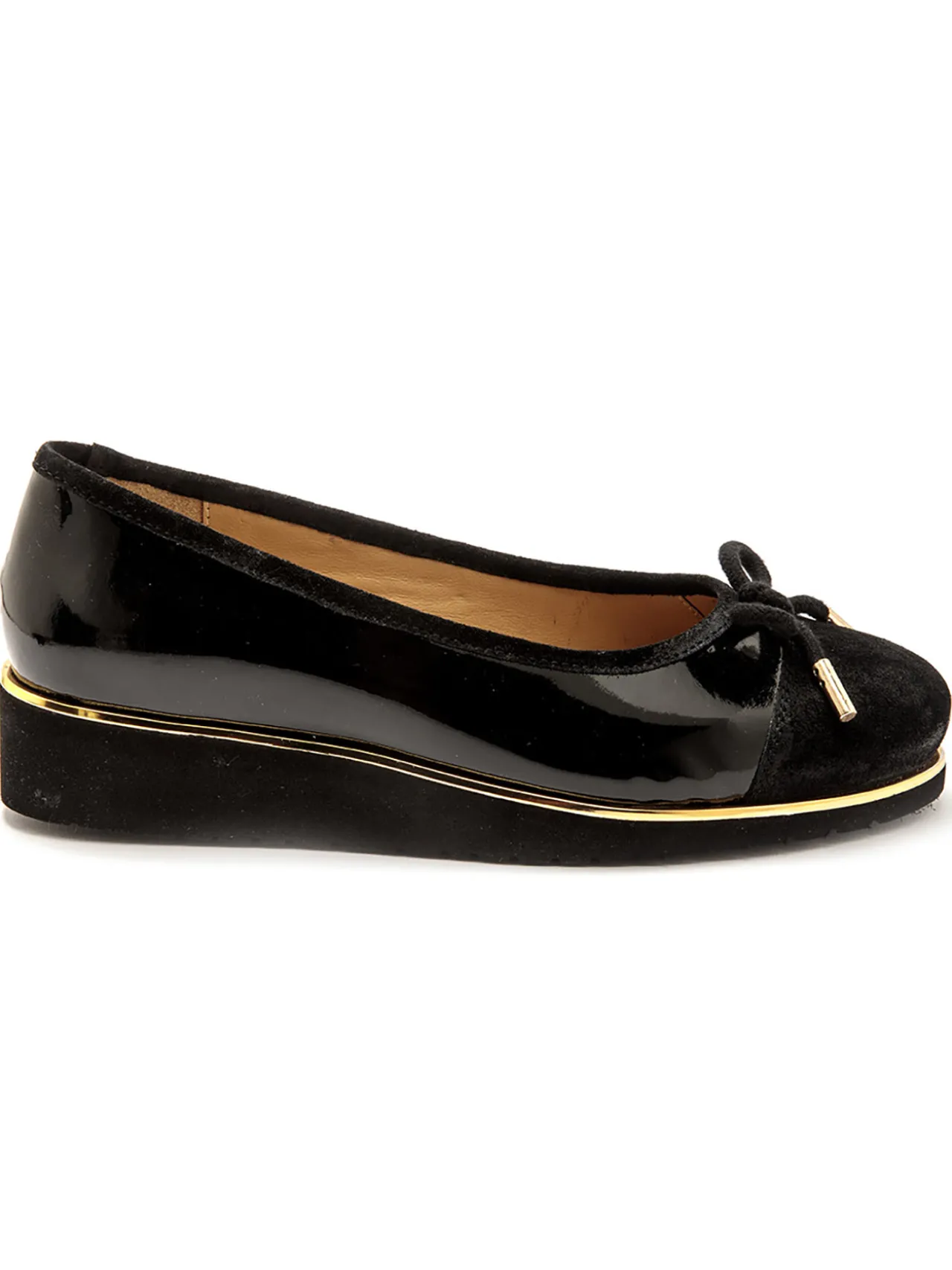 Ballerines fantaisie en cuir