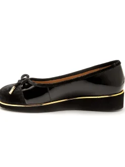 Ballerines fantaisie en cuir