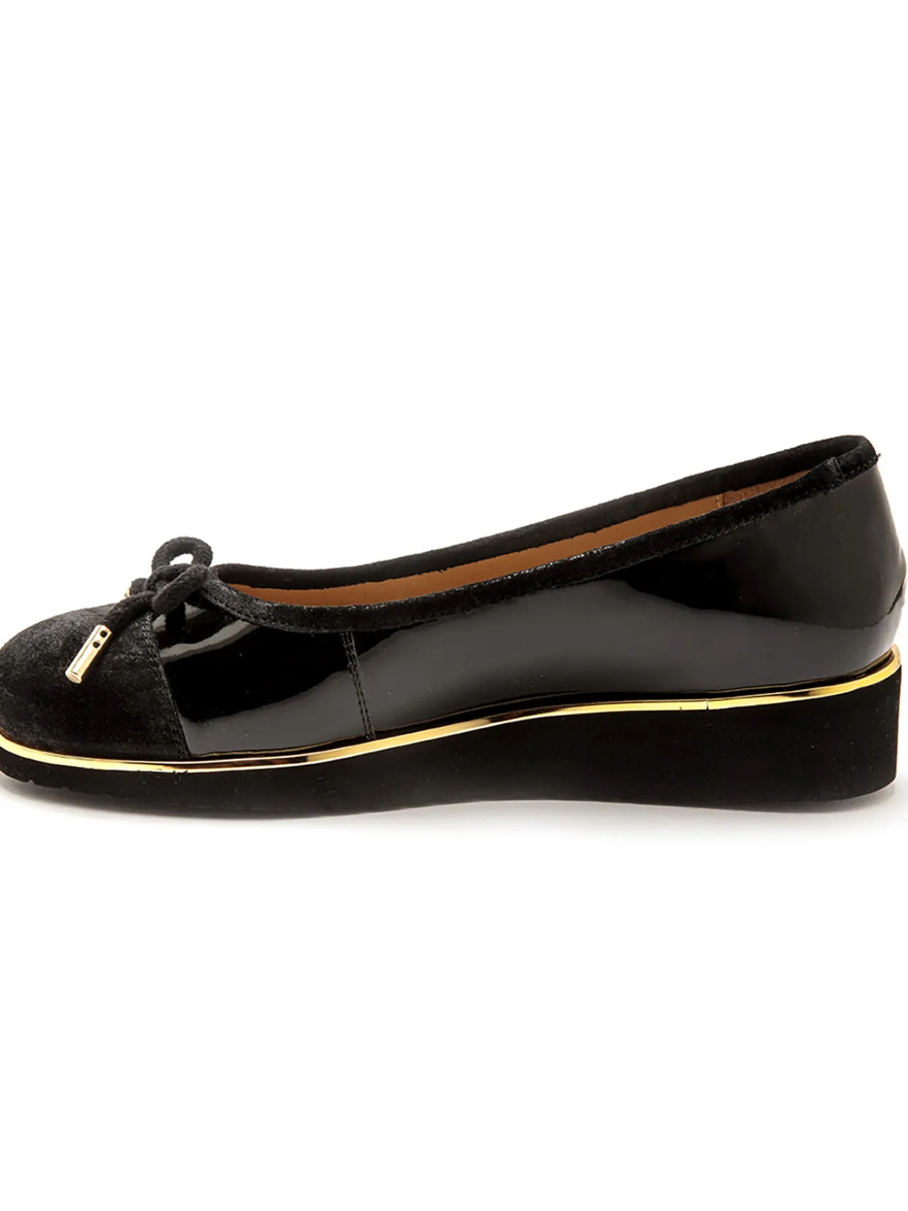 Ballerines fantaisie en cuir