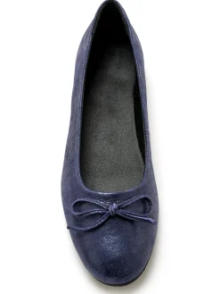 Ballerines plates tout cuir