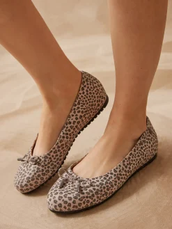 Ballerines plates tout cuir