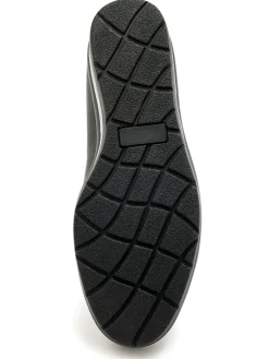 Ballerines tout cuir élastiquées