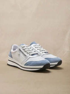 Baskets avec zip et lacets