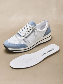 Baskets avec zip et lacets