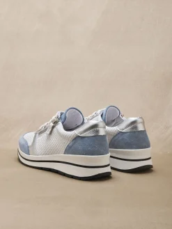 Baskets avec zip et lacets