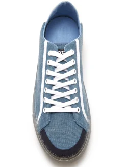 Baskets basses en matière recyclé