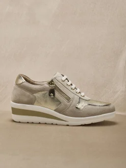 Baskets cuir à aérosemelle®