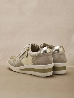 Baskets cuir à aérosemelle®