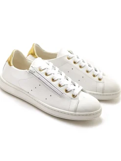 Baskets cuir à aérosemelle® amovible