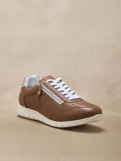 Baskets cuir à aérosemelle® amovible