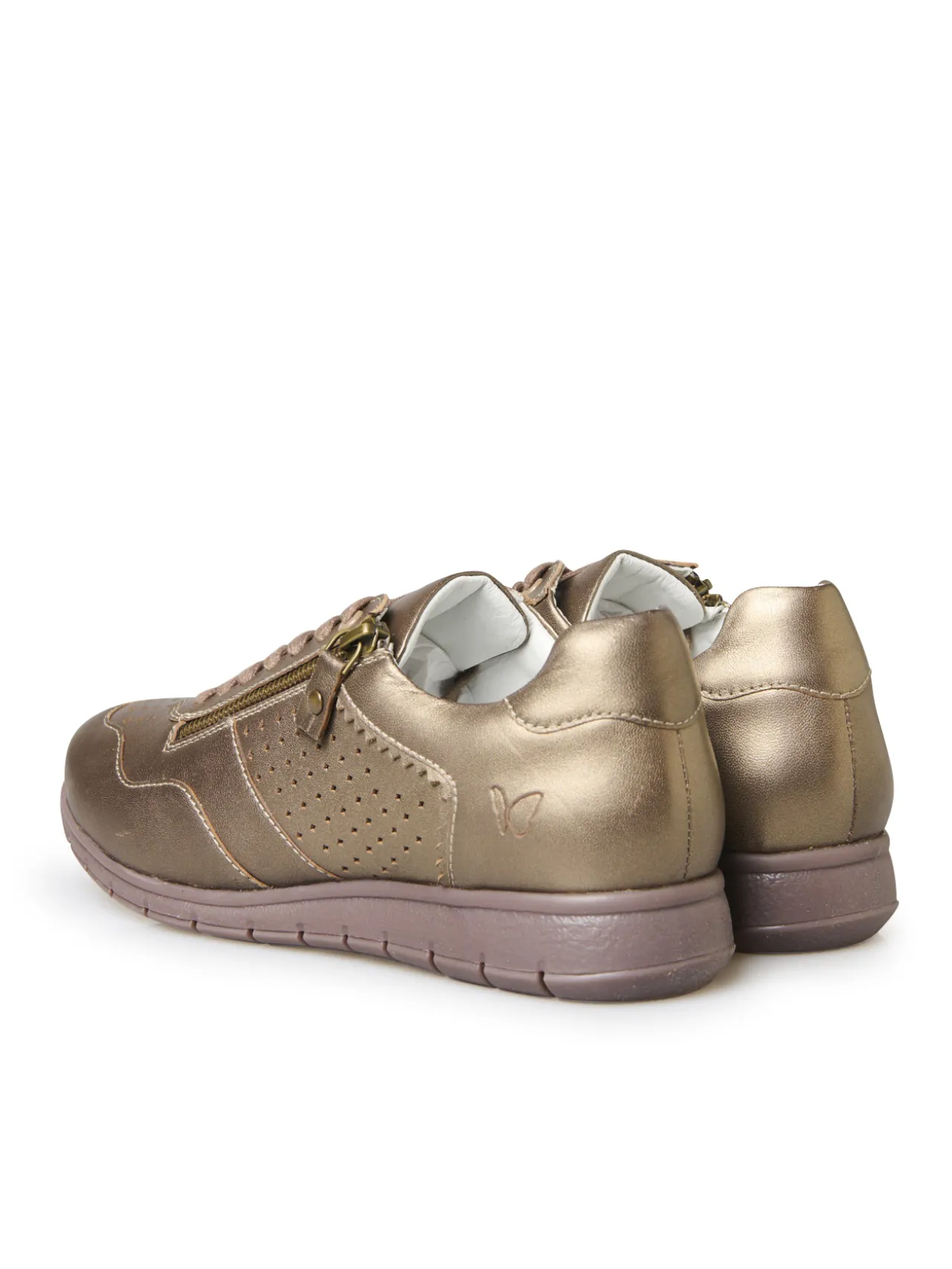 Baskets cuir à aérosemelle amovible