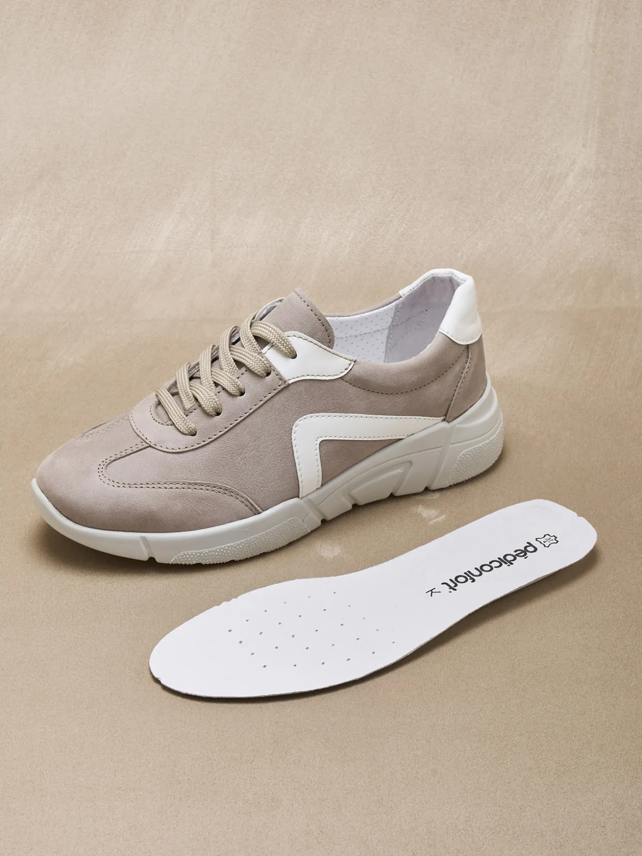 Baskets extra larges semelle amovible