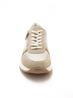 Baskets fantaisie zippées et lacées