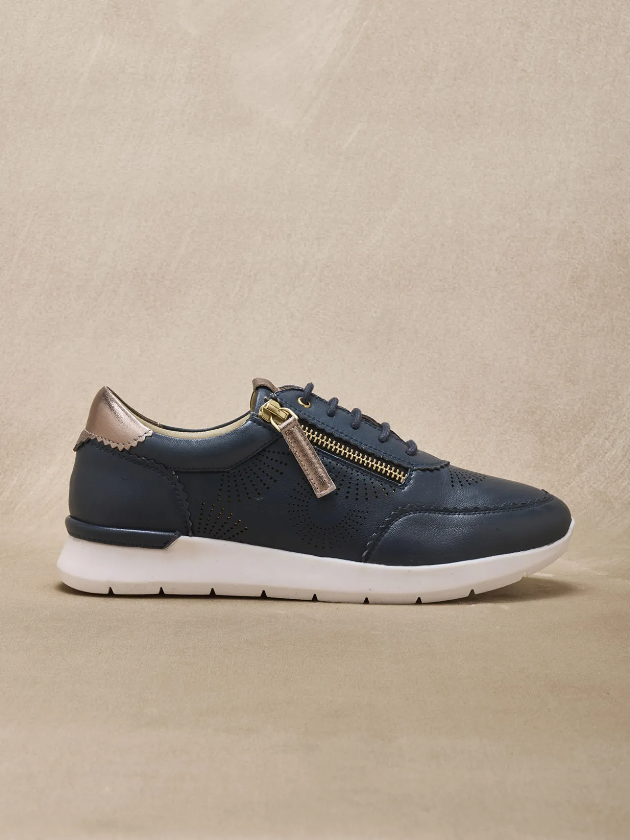 Baskets zip et lacets semelle amovible