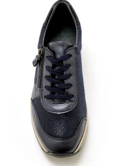 Baskets zip et lacets semelle amovible