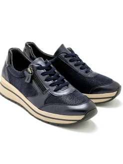 Baskets zip et lacets semelle amovible