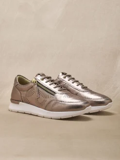 Baskets zip et lacets semelle amovible