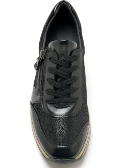 Baskets zip et lacets semelle amovible