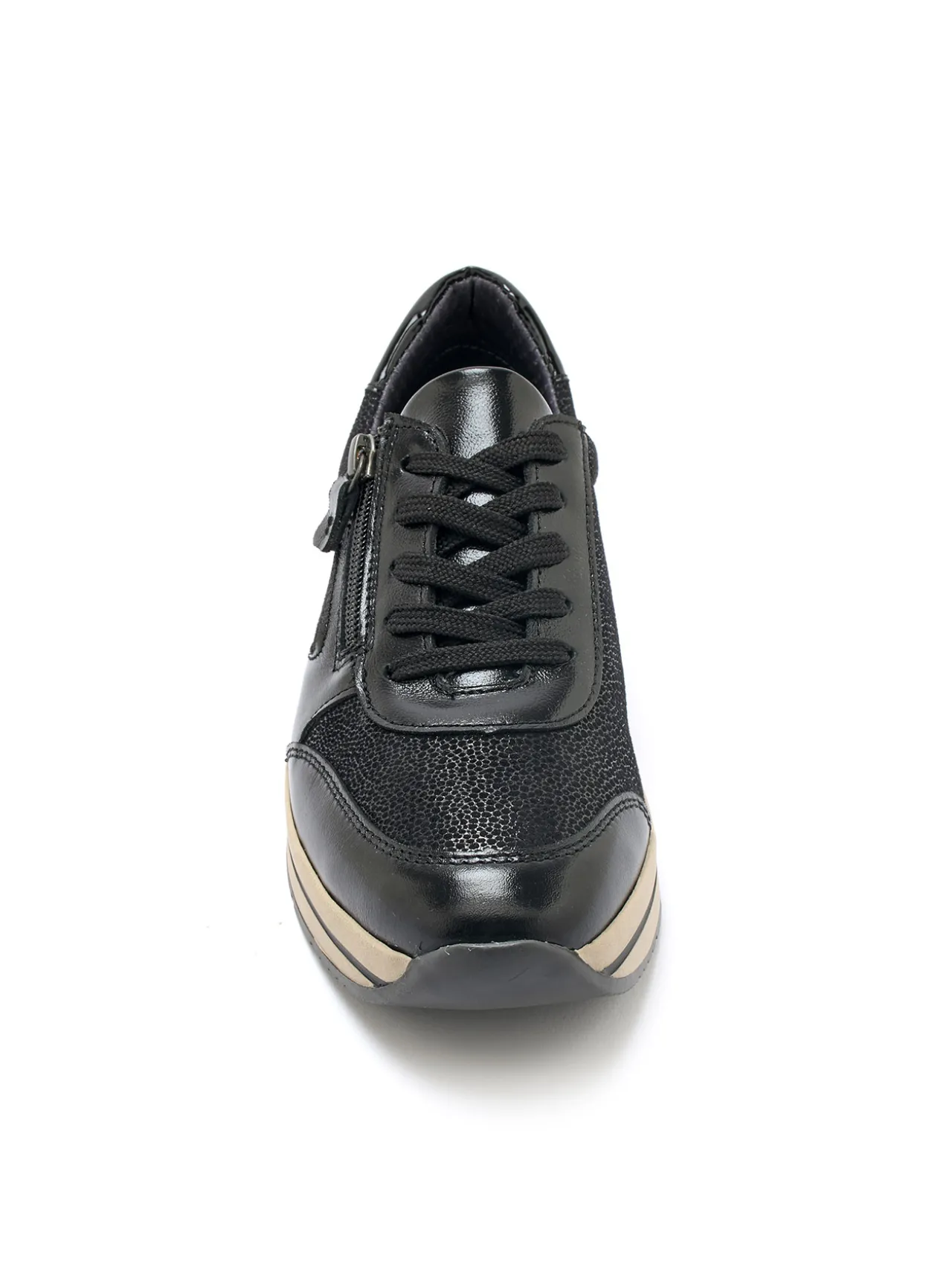 Baskets zip et lacets semelle amovible