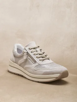 Baskets zippées à semelle amovible