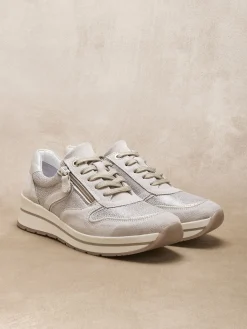 Baskets zippées à semelle amovible