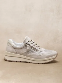 Baskets zippées à semelle amovible