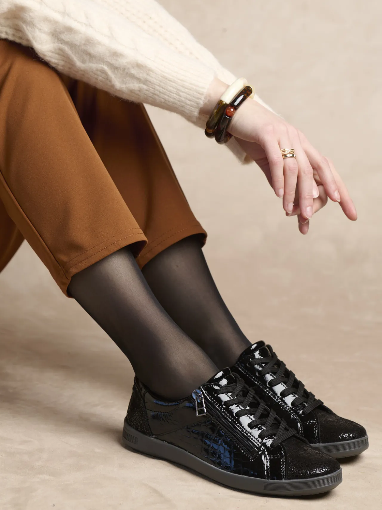 Baskets zippées aérosemelle® amovible