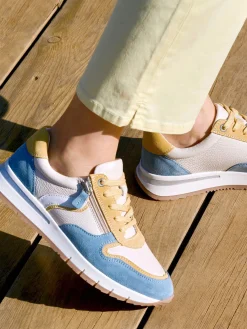 Baskets zippées et lacées