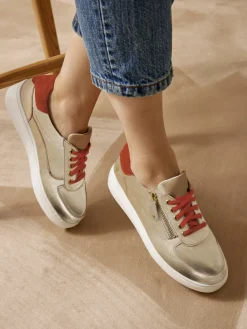 Baskets zippées et lacées