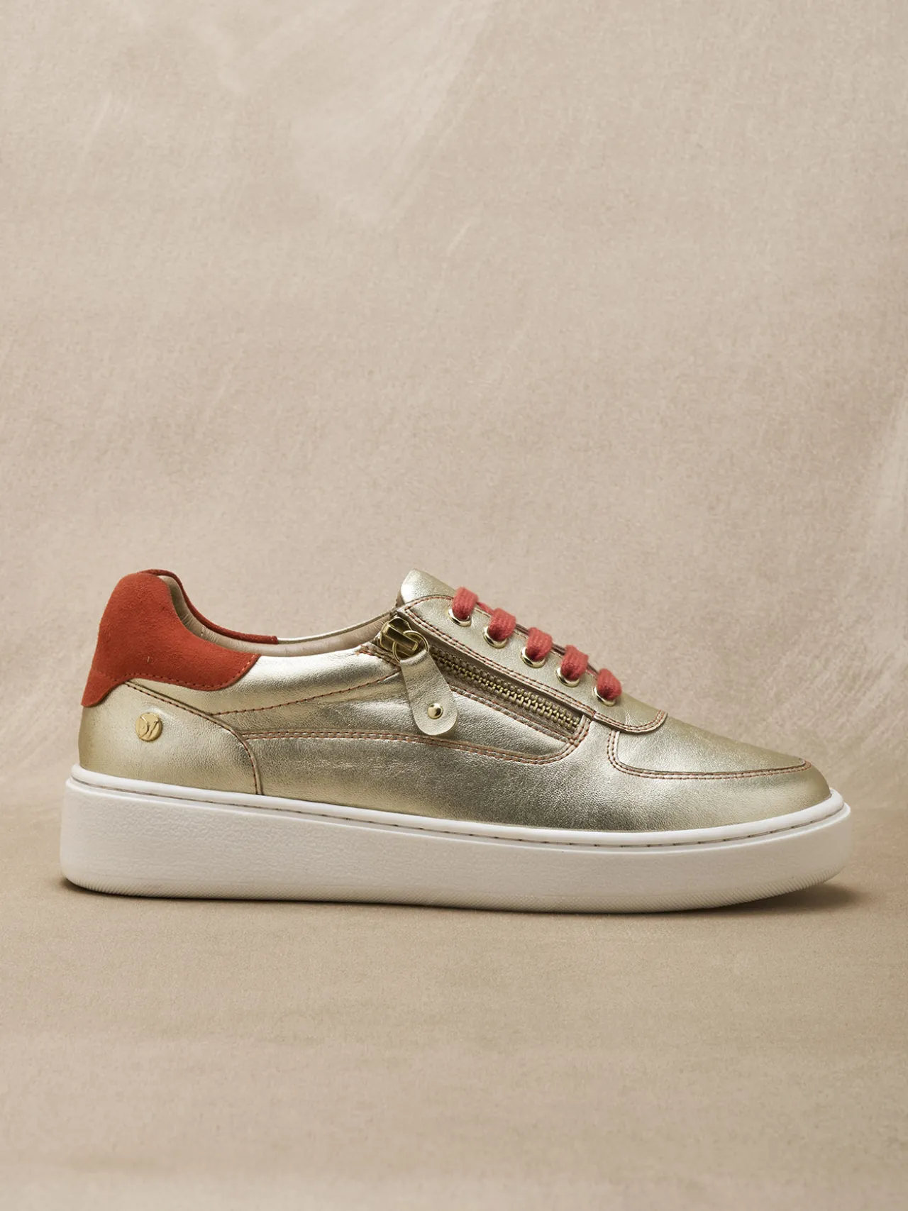 Baskets zippées et lacées