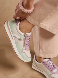 Baskets zippées et lacées