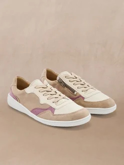 Baskets zippées semelle amovible