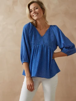 Blouse à smocks