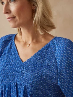 Blouse à smocks
