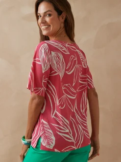 Blouse crêpe manches chauve-souris