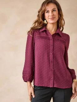 Blouse en plumetis