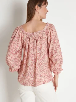 Blouse encolure carrée