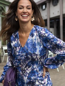 Blouse fluide encolure V