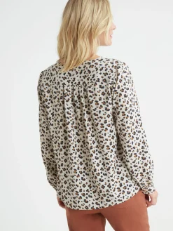 Blouse fluide encolure V