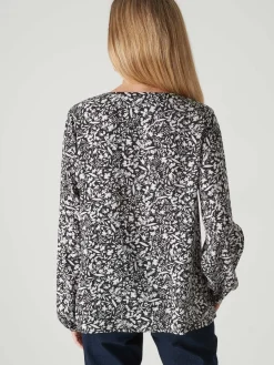 Blouse fluide encolure V