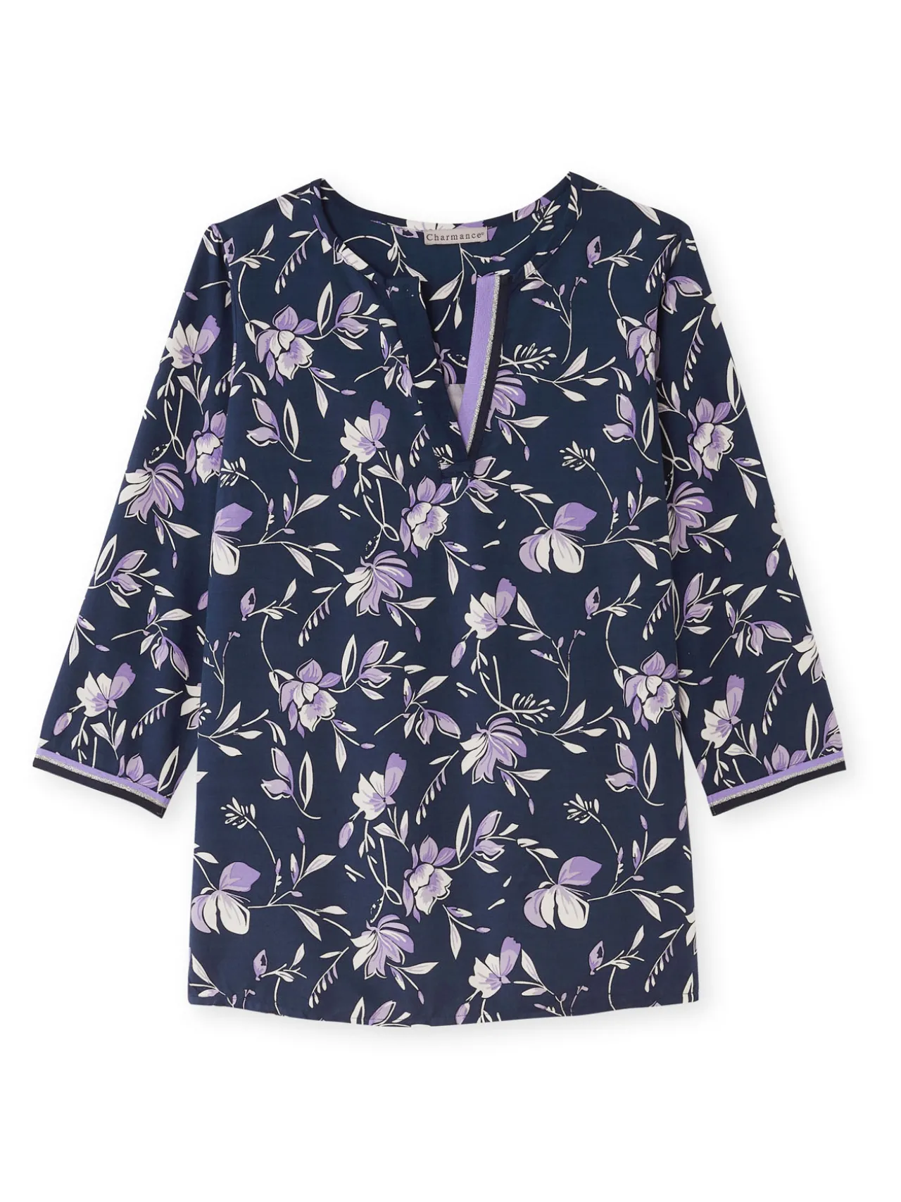 Blouse fluide manches 3/4