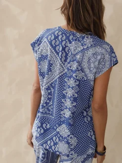 Blouse fluide manches T