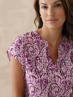 Blouse fluide manches T